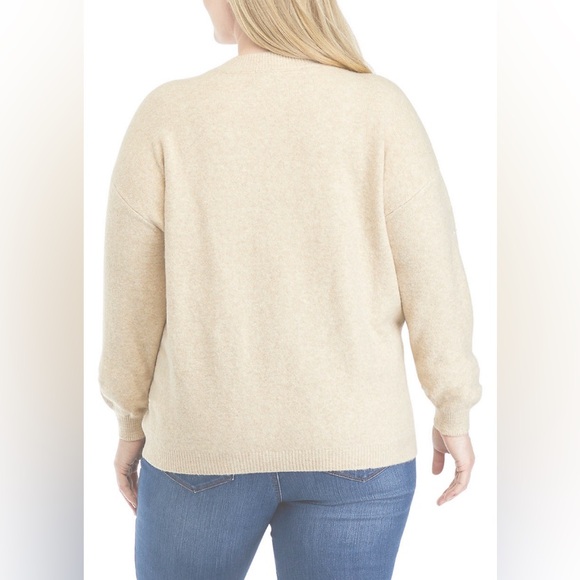 Plus Size Pearl Jewel Sweater - Picture 2 of 5